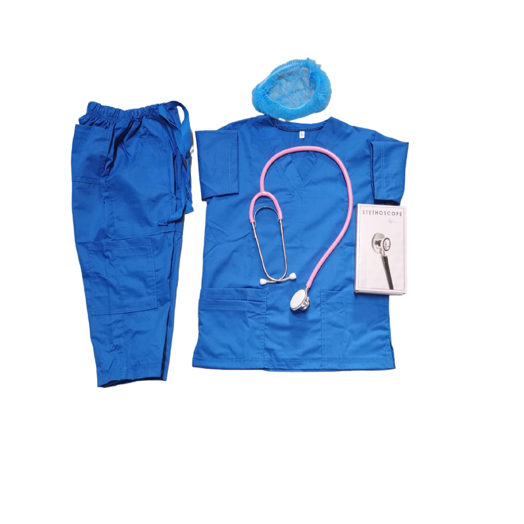 CBC Career Day Nurse Scrub with Stethoscope